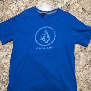 Volcom Royal Blue Tee with Logo